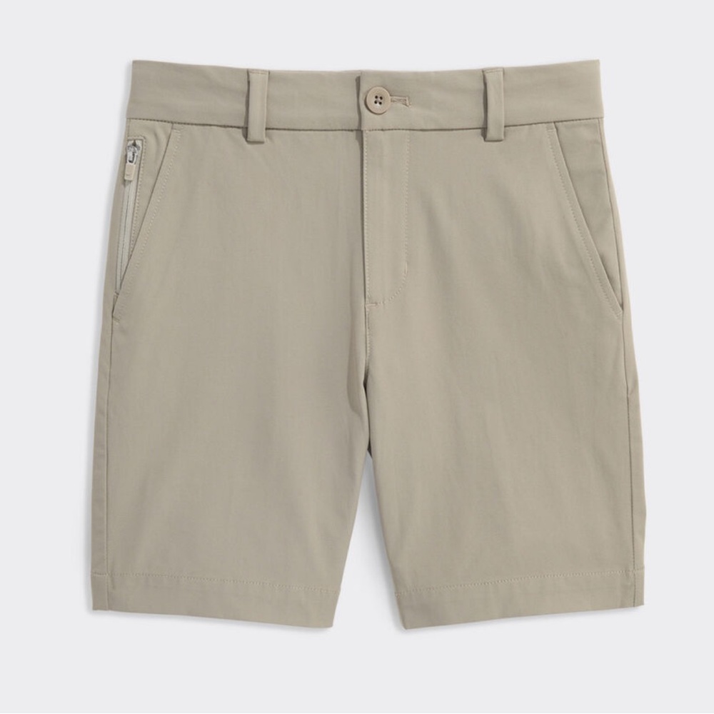 Boys Vineyard Vines On the Go Shorts in Khaki - Picture 2 of 6